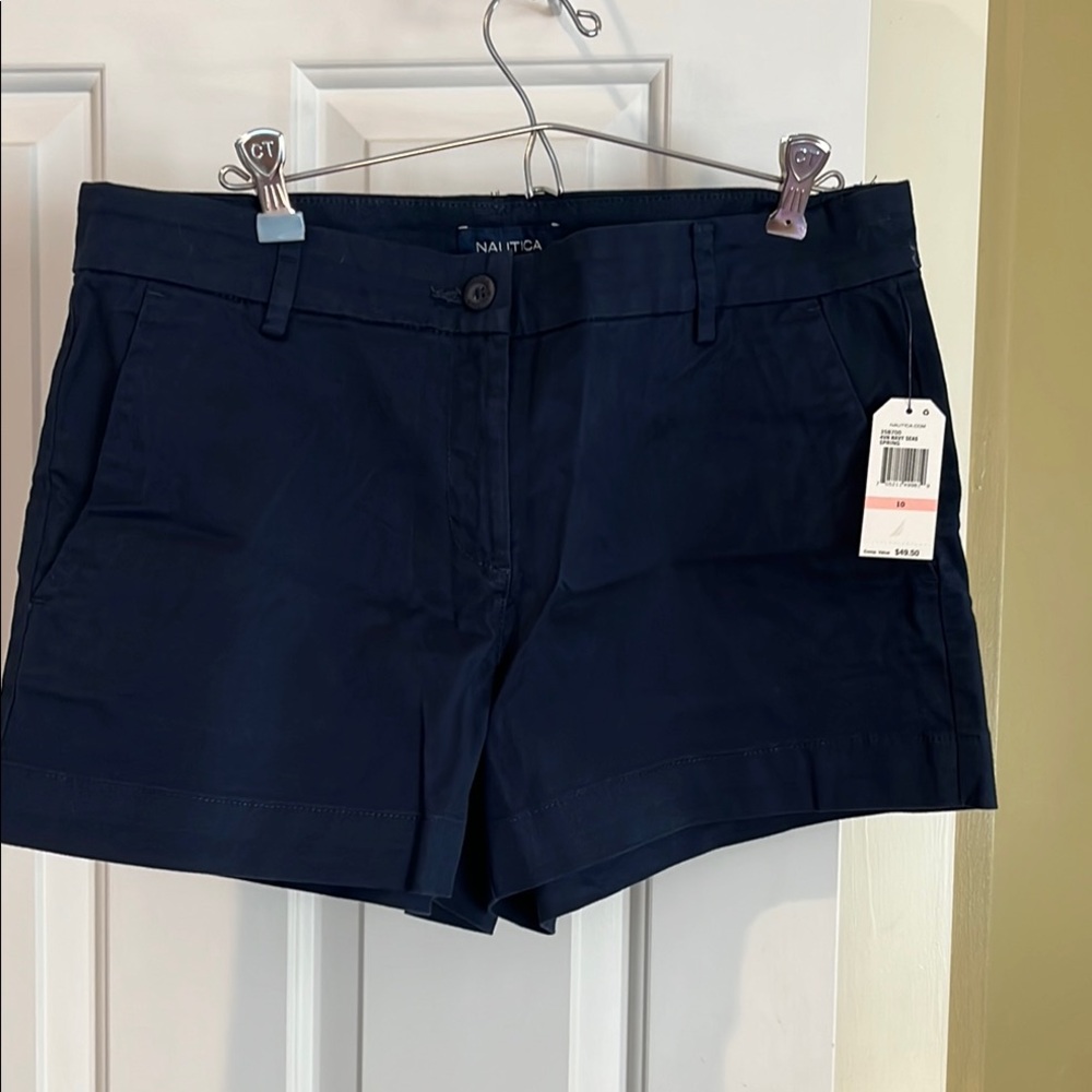Nautica Women's Navy Blue Shorts